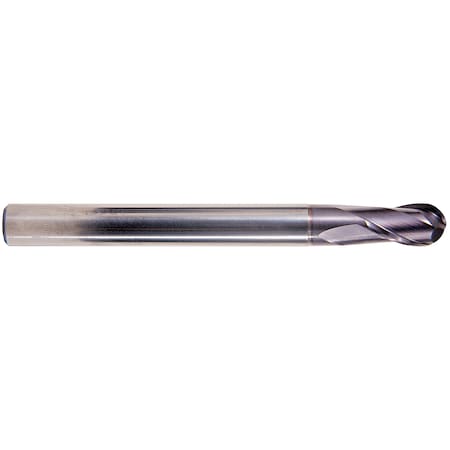 YG-1 TOOL CO 2 Flute Medium Length Ball Nose W/ Neck X-Power Carbide 93525